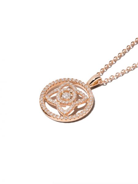 Z růžového zlata prolamovaný náhrdelník De Beers Jewellers