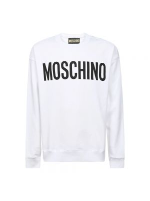 Bluza dresowa z nadrukiem bawełniana Moschino