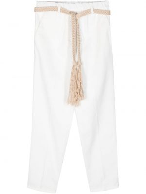 Плетени панталон Alysi бяло