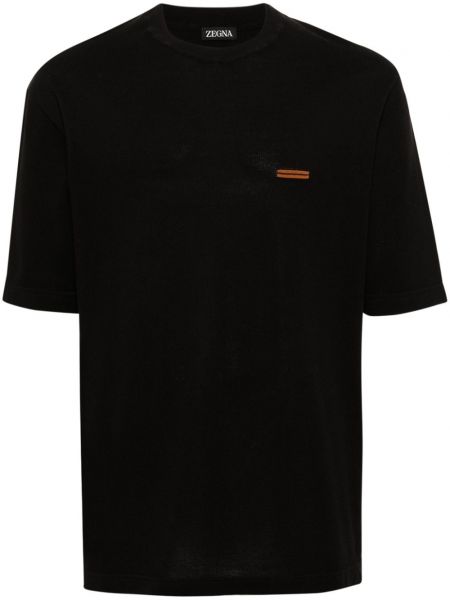 Rund hals t-shirt Zegna sort