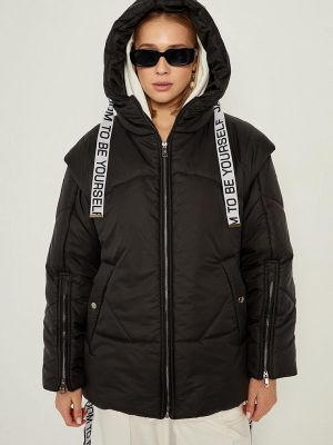 Утепленная демисезонная куртка Jam8 черная