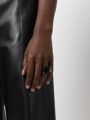 Oversized prsten La Manso černý
