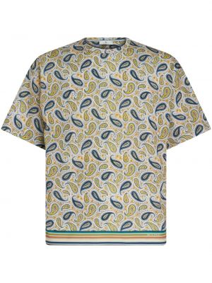 Bavlnené tričko s potlačou s paisley vzorom Etro