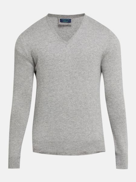 Кашемировый пуловер Hugenberg серый