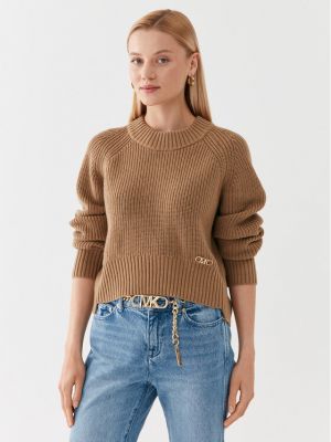 Relaxed пуловер Michael Michael Kors кафяво