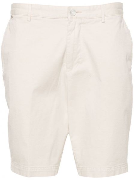 Pantalon chino en coton Boss blanc