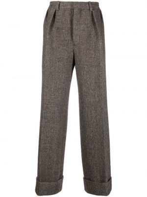 Tweed bukser med rette ben Acne Studios