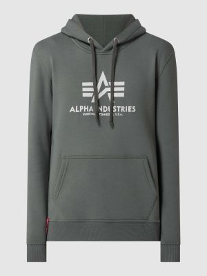 Bluza z kapturem z nadrukiem Alpha Industries