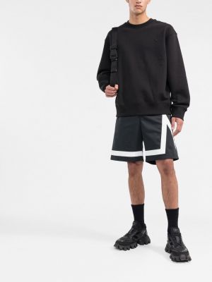 Shorts mit print Moncler schwarz