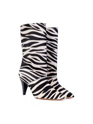 Stiefel mit zebra-muster Iro