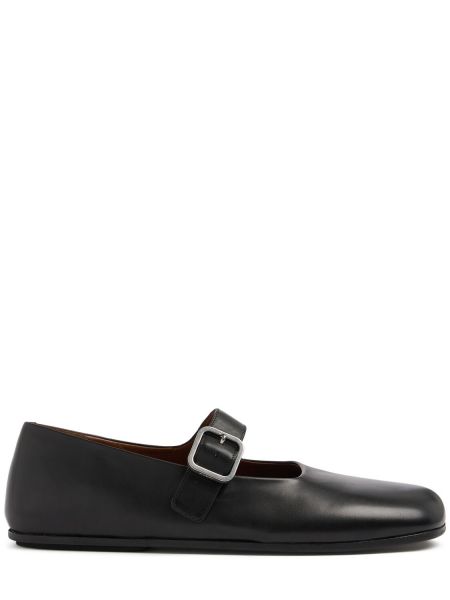 Skinn loafers Marsell svart