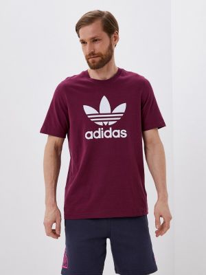 Футболка Adidas Originals, бордовая