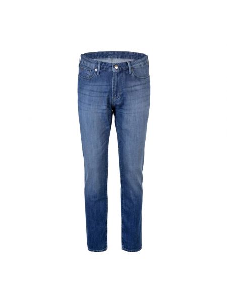 Niebieskie jeansy skinny Emporio Armani
