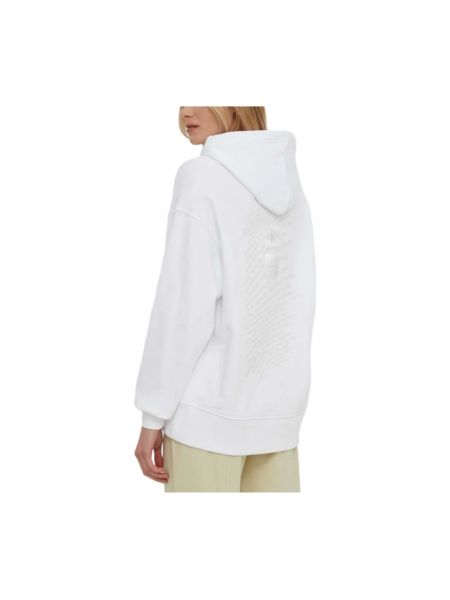 Bluza z kapturem Calvin Klein biała