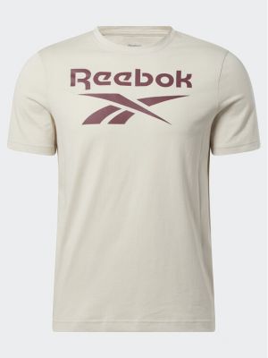 Бежевая футболка Reebok