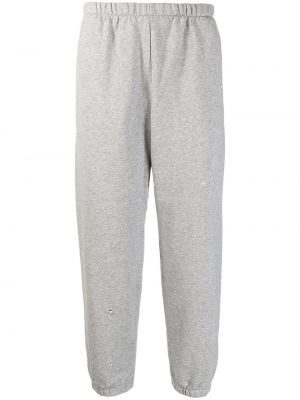 Spodnie sportowe bawełniane z nadrukiem Duoltd szare