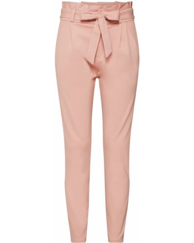 Pantaloni plissettati Vero Moda rosa