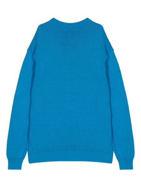 Medvilninis kašmyro megztinis Botter mėlyna