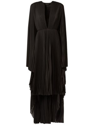 Vestido plisado Balenciaga negro