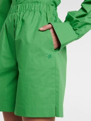 Памучни шорти Nanushka зелено