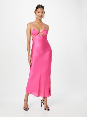 Вечерна рокля Bardot розово