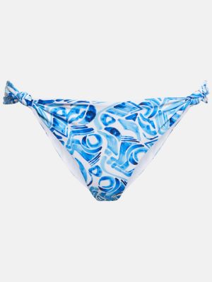Bikini cu imagine Rebecca Vallance albastru
