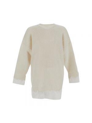Sweter Mm6 Maison Margiela biały