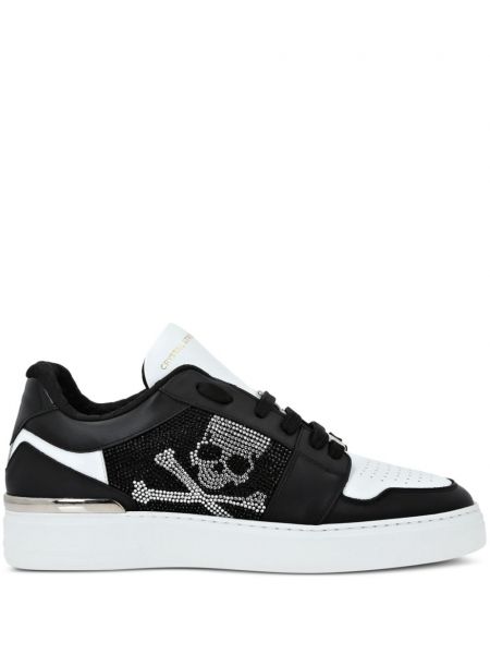 Kristaller deri sneaker Philipp Plein siyah