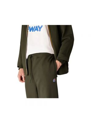 Spodnie sportowe K-way zielone
