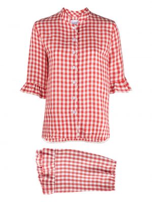 Pyjama à carreaux Sleeper rouge