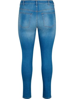 Priliehavé džínsy Zizzi modrá