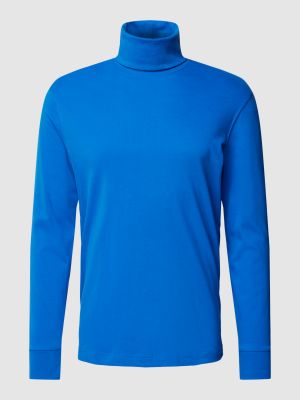 Koszulka z długim rękawem Esprit Collection niebieska