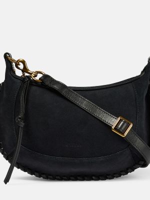 Велурени чанта за ръка Isabel Marant черно