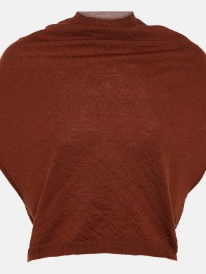 Шерстяной свитер Rick Owens красный