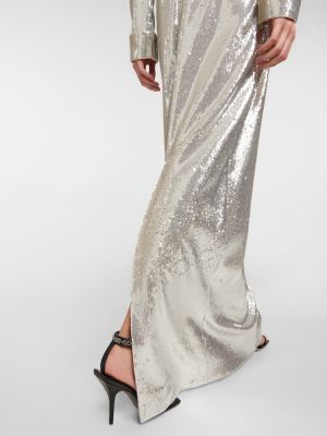 Макси рокля с дълъг ръкав Givenchy