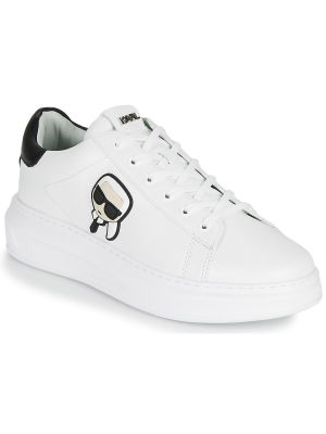 Csipkés sneakers Karl Lagerfeld fehér