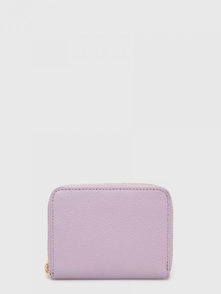 Usnjena denarnica Answear Lab vijolična