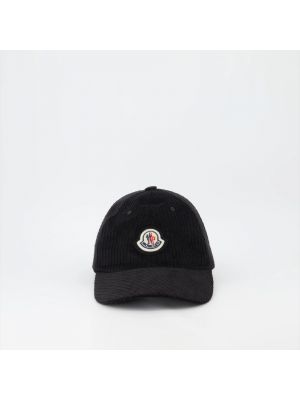 Gorra de terciopelo‏‏‎ Moncler negro