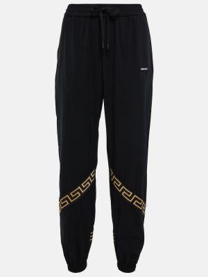 Sportovní kalhoty Versace černé
