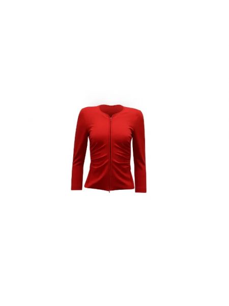 Bluzka Armani Pre-owned czerwona