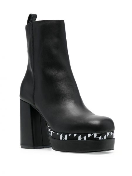 Raštuotos auliniai batai su platforma Karl Lagerfeld juoda