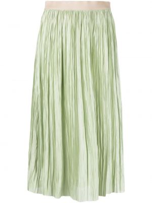 Plisované midi sukně Roberto Collina zelené