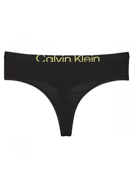 Stringi Calvin Klein Jeans czarne
