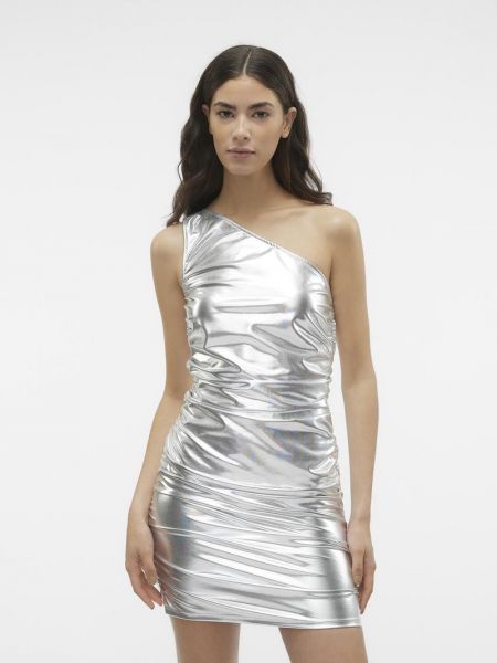 Sukienka wieczorowa Vero Moda srebrna