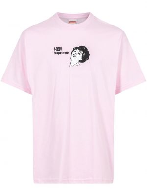 T-shirt Supreme rosa