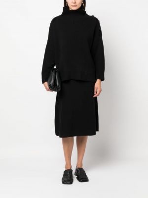 Pletené sukně Yves Salomon černé