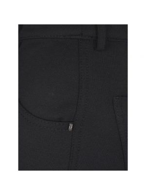 Pantalones ajustados de cintura alta Sportmax negro