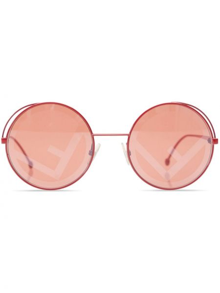 Sluneční brýle Fendi Pre-owned červené