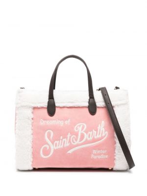 Shopper torbica Mc2 Saint Barth ružičasta