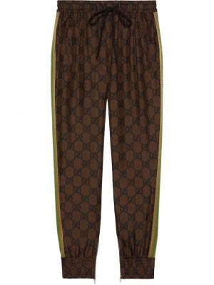 Pantalones de chándal Gucci marrón